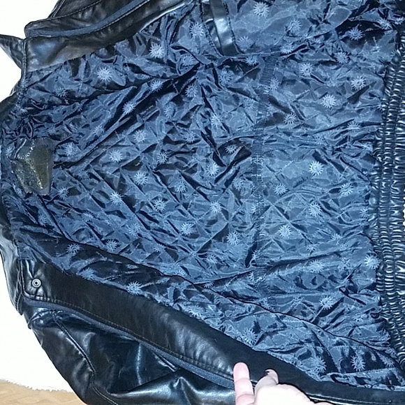 Vintage 90s bomber leather jacket - Picture 2 of 3